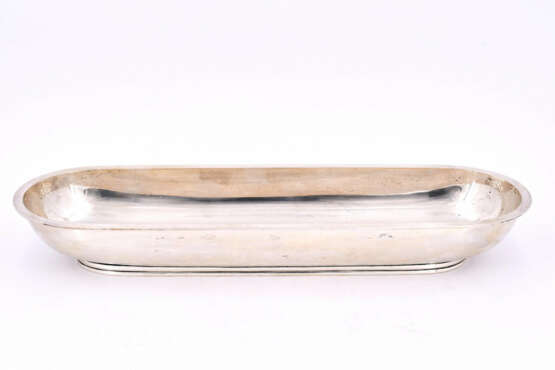 Aarhus. Narrow, long silver serving bowl with rounded ends - фото 7