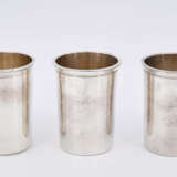 Zurich. Set of 6 sturdy, martellated silver cups - Foto 2