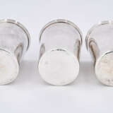 Zurich. Set of 6 sturdy, martellated silver cups - Foto 7