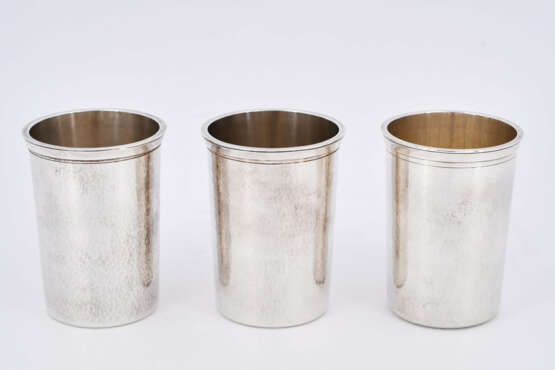 Zurich. Set of 6 sturdy, martellated silver cups - фото 10
