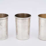 Zurich. Set of 6 sturdy, martellated silver cups - фото 13