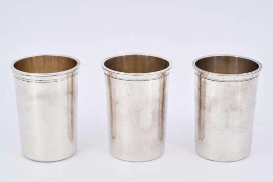 Zurich. Set of 6 sturdy, martellated silver cups - photo 14