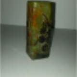 Daum Frères. Miniature glass vase with blackberry twigs - фото 1