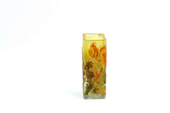 Daum Frères. Miniature glass vase with blackberry twigs - Foto 6