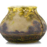 Daum Frères. Glass vase with birch forest - photo 2