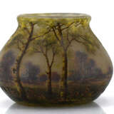 Daum Frères. Glass vase with birch forest - photo 3