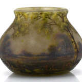 Daum Frères. Glass vase with birch forest - photo 4