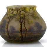 Daum Frères. Glass vase with birch forest - photo 5