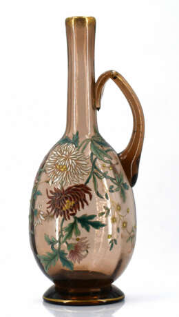 Emile Gallé. Glass jug with Chrysanthemums - photo 2
