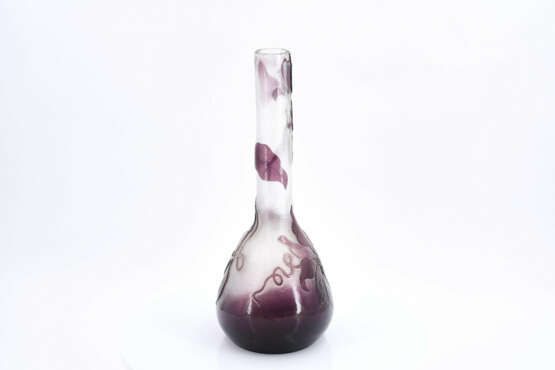 Emile Gallé. Glass soliflore with clematis tendrils - photo 4