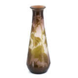 Emile Gallé. Club-shaped glass vase with hazle twigs - photo 3