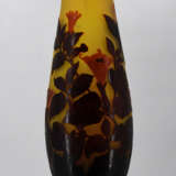 Emile Gallé. Glass vase with floral decor - photo 2