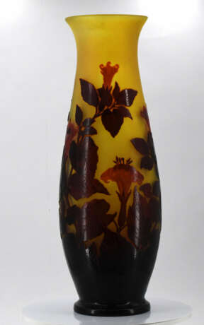 Emile Gallé. Glass vase with floral decor - фото 3