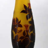 Emile Gallé. Glass vase with floral decor - photo 5