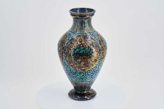 Jean Mayodon. Ceramic baluster vase with medallions - photo 2