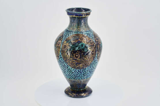 Jean Mayodon. Ceramic baluster vase with medallions - photo 5