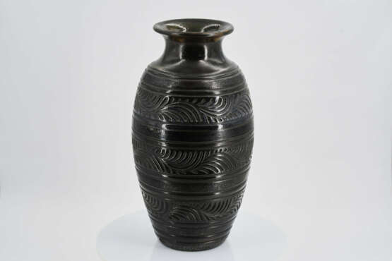 Joseph Mougin. Ceramic vase "Feathers" - photo 2