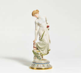 Female porcelain nude "After the Bath"