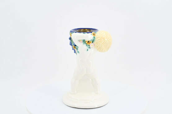 Gmundener Keramik. Putto-shaped ceramic candlestick - Foto 4