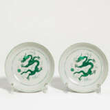 Pair of dargon dishes - Foto 1