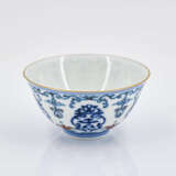 Small cup with Shou medallions and bats - Foto 2