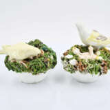 Meissen. Two porcelain bird nests with freshly hatched chicks - фото 6