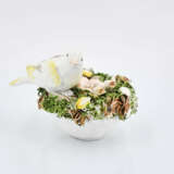 Meissen. Two porcelain bird nests with freshly hatched chicks - фото 11