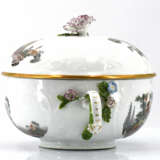Meissen. Porcelain Écuelle on saucer with gallant scenes - Foto 14