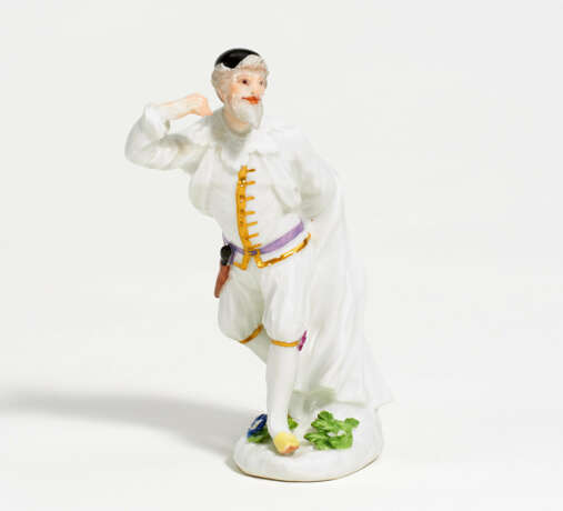 Meissen. Porcelain figurine of pantalone from the Commedia dell'Arte - photo 1