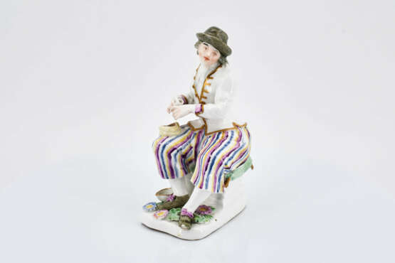 Meissen. Porcelain figurine of a dutch farmer with pipe - photo 2
