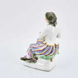 Meissen. Porcelain figurine of a dutch farmer with pipe - Foto 3
