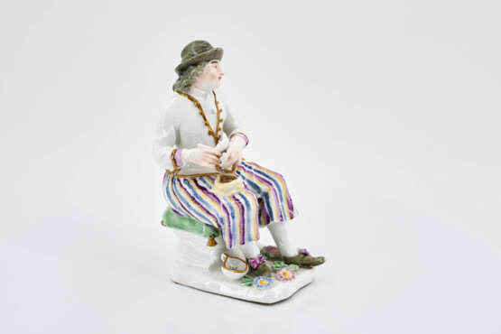 Meissen. Porcelain figurine of a dutch farmer with pipe - photo 5