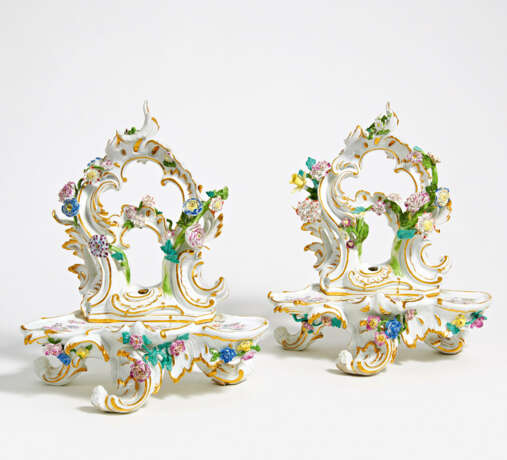Meissen. Pair of rococo porcelain table decorations - photo 1