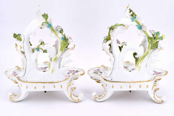 Meissen. Pair of rococo porcelain table decorations - Foto 10
