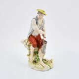 Ludwigsburg. Porcelain figurines of fisherman and fisherwoman - фото 11