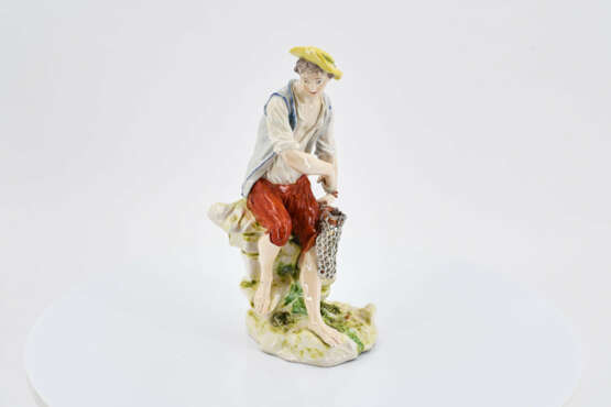 Ludwigsburg. Porcelain figurines of fisherman and fisherwoman - Foto 11