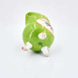 Meissen. Porcelain solitaire with apple green fond and reserves with flowers - Foto 8