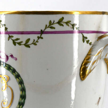 Fulda. Pair of porcelain ice buckets with monogram "WB" - Foto 6