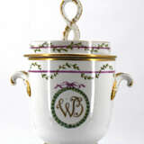 Fulda. Pair of porcelain ice buckets with monogram "WB" - Foto 15