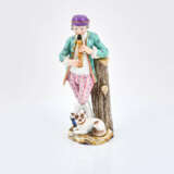 Meissen. Porcelain figurines of shepherdess with flute and female gardener - photo 11
