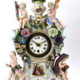 Meissen. Porcelain pendulum clock "Four Seasons" - Foto 3