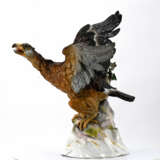 Meissen. Porcelain eagle on rock - фото 2