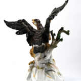 Meissen. Porcelain eagle on rock - фото 3