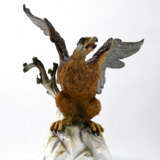 Meissen. Porcelain eagle on rock - фото 5