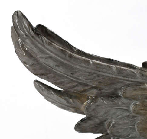 Meissen. Porcelain eagle on rock - фото 8