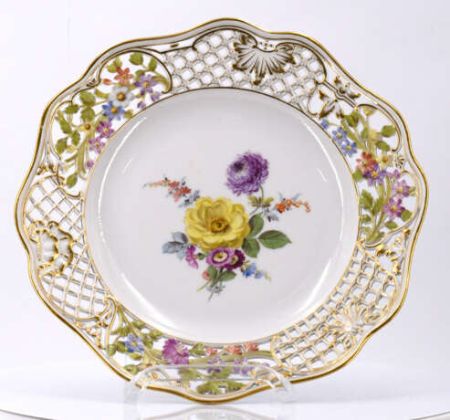 Meissen. Porcelain plate with flower bouquet - Foto 2