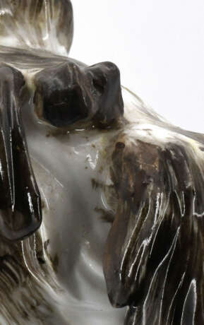 Meissen. Porcelain figurine of a Bolognese dog - Foto 10