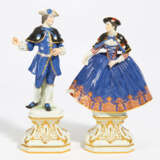 Meissen. Porcelain figurines of a male and female pilgrim - photo 1