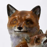 Meissen. Porcelain figurine of a fox family - фото 3