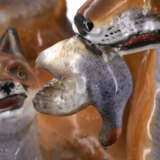 Meissen. Porcelain figurine of a fox family - фото 7